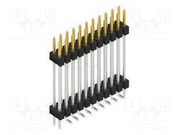 Connector: pin strips; pin header; male; PIN: 22; 2.54mm; SMT; 2x11