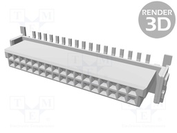 Connector: PCB to PCB; female; PIN: 34; 1.27mm; Series: har-flex