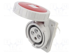 Connector: AC supply 3-phase; socket; female; 32A; 400VAC; IP67