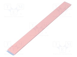 Tape: heat transfer; W: 20mm; L: 0.2m; Thk: 3mm; 3W/mK; silicone