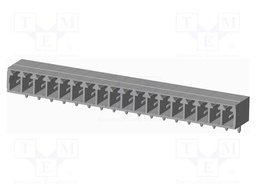 Connector: pluggable terminal block; socket; male; on PCBs