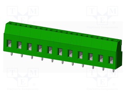 Connector: PCB terminal block; terminal; Plating: tinned; on PCBs