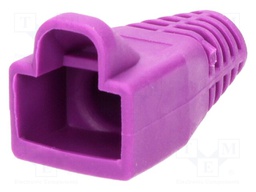 RJ45 plug boot; 6mm; Colour: purple