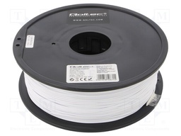 Filament: PLA PRO; 1.75mm; cool white; 205÷225°C; 1kg; ±0,05mm