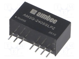 Converter: DC/DC; 3W; Uin: 18÷36V; Uout: 5VDC; Iout: 600mA; SIP8; THT