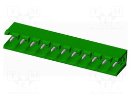Connector: pluggable terminal block; socket; male; angled 90°