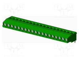 Connector: PCB terminal block; terminal; Plating: tinned; on PCBs