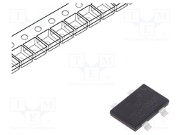 Single-phase bridge rectifier; Urmax: 50V; If: 4A; Ifsm: 120A; YBS3