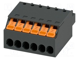 PCB connector, nominal cross section: 1.5 mm2, color: black,