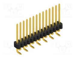 Connector: pin strips; pin header; male; PIN: 14; 1.27mm; SMT; 1x14