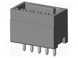 Connector: pluggable terminal block; socket; male; on PCBs
