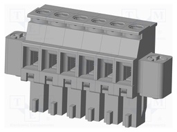 Connector: pluggable terminal block; plug; female; angled 90°