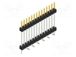 Connector: pin strips; pin header; male; PIN: 14; 2.54mm; SMT; 1x14