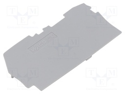 End plate; grey; 2102