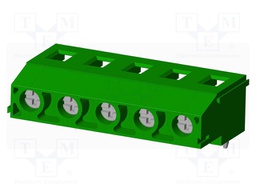 Connector: PCB terminal block; terminal; Plating: tinned; on PCBs