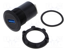 Adapter; USB A socket,USB B socket; USB 3.0; Thread: M22; 1÷10mm