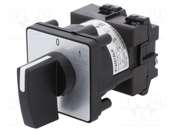 Switch: ammeter cam switch; Stabl.pos: 4; 12A; 0-L1-L2-L3; Pos: 4