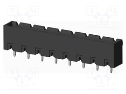 Connector: pluggable terminal block; socket; male; on PCBs