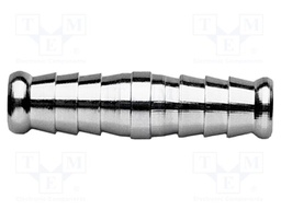 Plug-in nozzle; double-sided; brass; Connection: 12mm