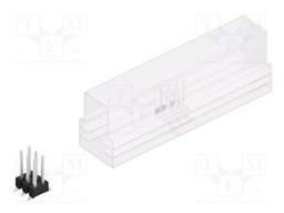 Connector: pin strips; pin header; male; PIN: 6; 2.54mm; SMT; 2x3