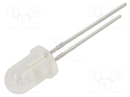 LED; 5mm; blue; 100mcd; 40°; 20mA; 3.7V; Front: convex