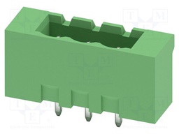 PCB headers, nominal cross section: 2.5 mm2, color: green, n