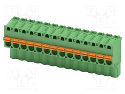 PCB connector, nominal cross section: 2.5 mm?, color: green,