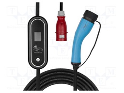 EMobility: charger; 2x0.5mm2,5x6mm2; 240/450VAC; 22kW; IP54; 5m
