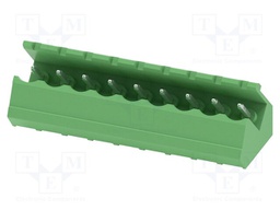 PCB headers, nominal cross section: 2.5 mm?, color: green, n