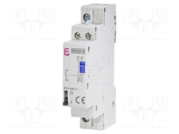 Contactor: 1-pole installation; 25A; 230VAC; NO; RBS; No.of mod: 1