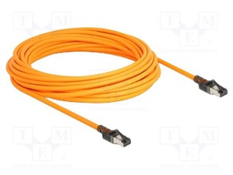 Patch cord; S/FTP; Cat: 6a; RJ45 plug,USB C socket,both sides