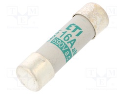 Fuse: fuse; aM; 16A; 690VAC; cylindrical,industrial; 14x51mm