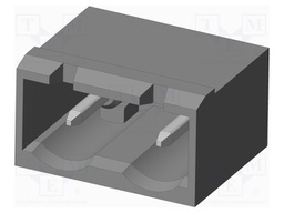 Connector: pluggable terminal block; socket; male; on PCBs
