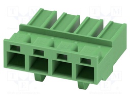 PCB connector, nominal cross section: 4 mm?, color: green, n