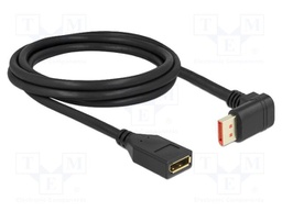 Cable; DisplayPort socket,DisplayPort plug 90° up/down; Len: 2m