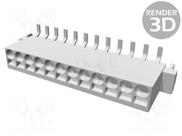 Connector: wire-board; female; PIN: 12; 2.54mm; SMT; socket; 6A