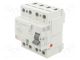RCD breaker; Inom: 40A; Ires: 30mA; Poles: 4; 230/400V; DIN; IP20