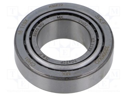 Bearing: tapered roller; Øint: 25mm; Øout: 47mm; W: 15mm; Cage: steel