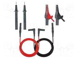 Test acces: kit; red and black; Insulation: PVC; 4mm