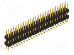 Connector: pin strips; pin header; male; PIN: 50; 2.54mm; SMT; 2x25