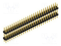 Connector: pin strips; pin header; male; PIN: 54; 2mm; THT; 2x27