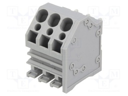 PCB terminal block; angled; 5mm; ways: 3; on PCBs; 0.2÷4mm2; tinned