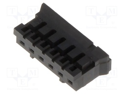 Plug; wire-board; female; PH; 2mm; PIN: 6; w/o contacts; for cable