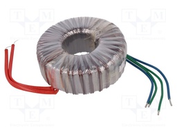 Transformer: toroidal; 450VA; 230VAC; 12V; 12V; 18.75A; 18.75A; 4kg