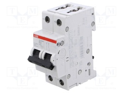 Circuit breaker; 400VAC; 400VDC; Inom: 6A; Poles: 2; Charact: B; 10kA