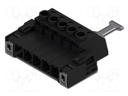 Pluggable terminal block