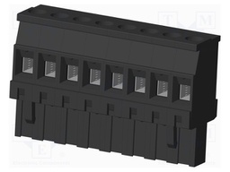 Connector: pluggable terminal block; plug; female; angled 90°