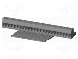 Connector: pluggable terminal block; plug; female; straight; grey