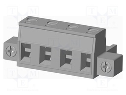 Connector: pluggable terminal block; plug; female; straight; grey