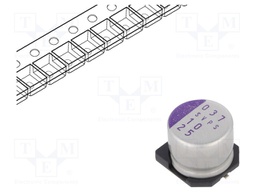 Polymer Aluminium Electrolytic Capacitor, 10 µF, 25 V, Radial Can - SMD, OS-CON SVPS Series